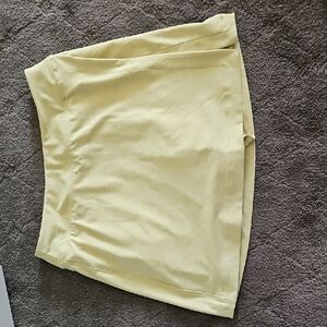 Outdoor Voices Light Yellow Skort